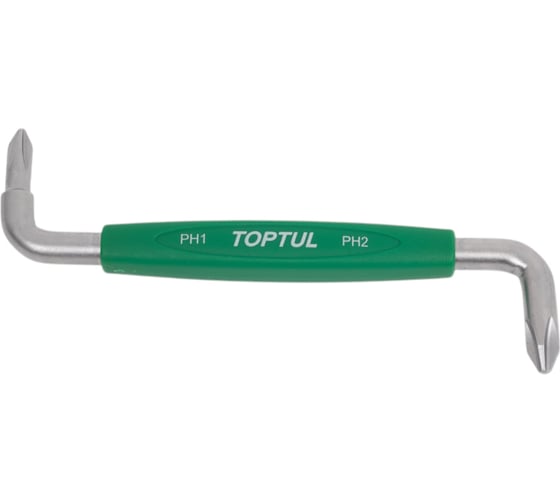 Изображение товара Двухсторонняя отвертка TOPTUL крест PH1xPH2 FBKA0102