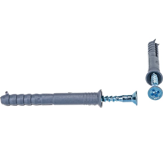 Изображение товара Дюбель-гвоздь 8х60 потайная манжета, полипропилен 75шт - ведро Tech-Krep 104744