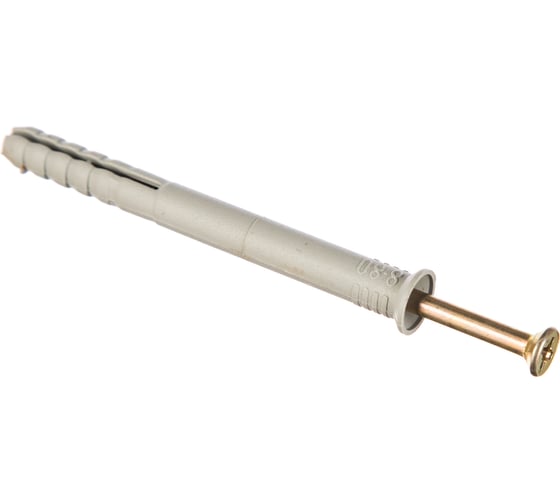 Изображение товара Дюбель-гвоздь 8х80 потайная манжета, полипропилен 20шт - коробка Tech-Krep 112716