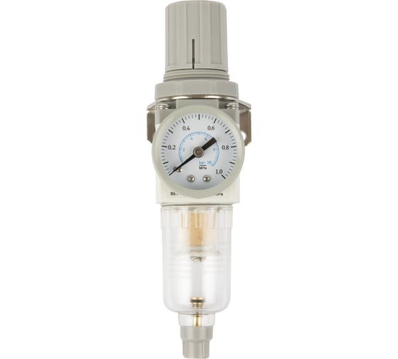 Изображение товара Фильтр-масловлагоотделитель с манометром и регулятором давления HEAVY DUTY 1/4" Optimus AW2000-02