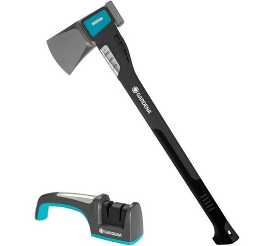 Изображение товара Комплект Gardena: малый топор-колун 1600 A + заточной комплект 08718-30.000.00
