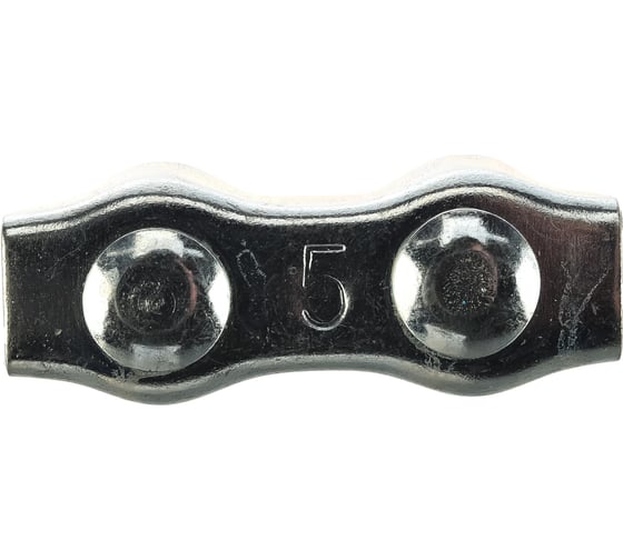 Изображение товара Зажим для троса Duplex, 5 мм, 1 шт, ярлык Zitar 108074