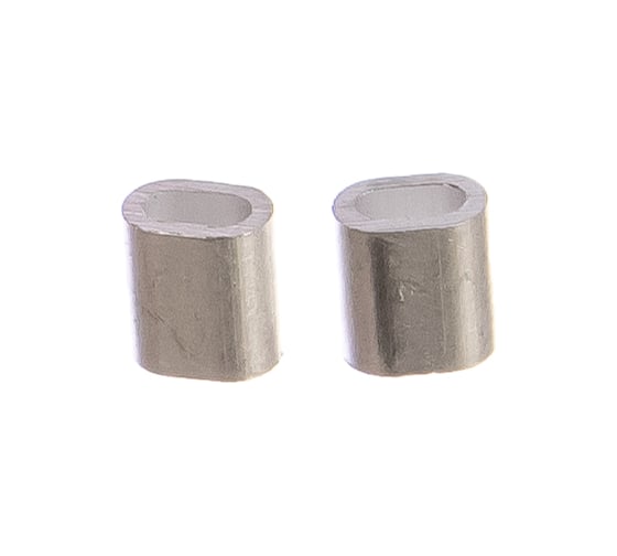 Изображение товара Прижимной зажим-наконечник для троса 2мм DIN3093 2шт - ярлык Tech-Krep 105820