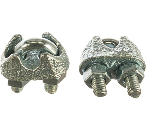 Изображение товара Дугообразный зажим троса 3мм DIN741 2шт - ярлык Tech-Krep 102735