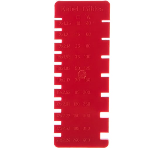 Изображение товара Шкала для определения размера кабеля CIMCO 14 0120