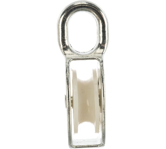 Изображение товара Одинарный оцинкованный блок для троса Tech-Krep нейлоновый шкив 40 мм ярлык 112744