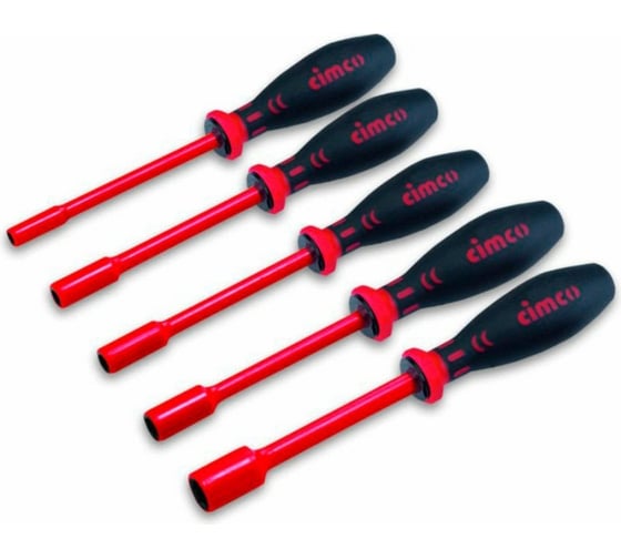 Изображение товара Набор отверток 1000В с шестигранными торцевыми головками, 5 предметов CIMCO 11 7801