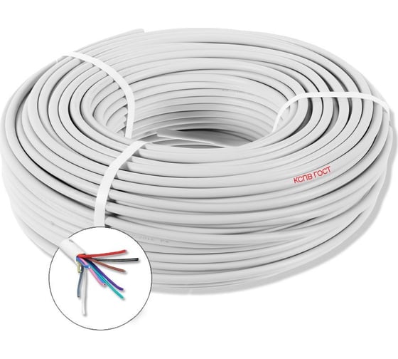 Изображение товара Кабель для пожарной и охранной сигнализации ПРОВОДНИК кспв 10x0.5 мм2, 10м OZ67840L10