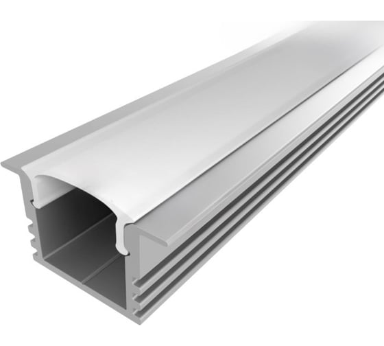 Изображение товара Комплект алюминиевого профиля LEDCRAFT с экраном и заглушками LC-LPV1222M16-1 1638000014