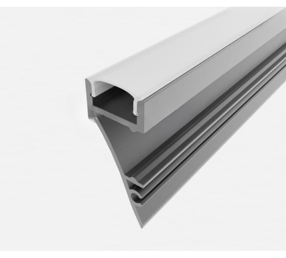 Изображение товара Комплект алюминиевого профиля LEDCRAFT с экраном и заглушками LC-NS1636M16-1 1638000065