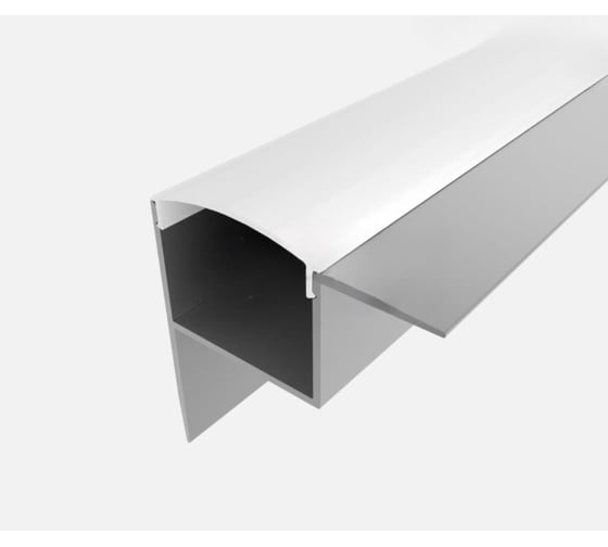 Изображение товара Комплект алюминиевого профиля LEDCRAFT с экраном и заглушками LC-NKU4543M28-1 1638000060