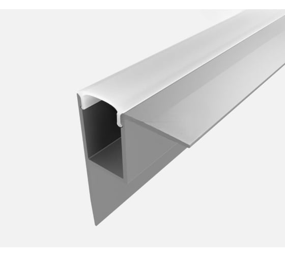 Изображение товара Комплект алюминиевого профиля LEDCRAFT с экраном и заглушками LC-NKU4532M16-1 1638000050