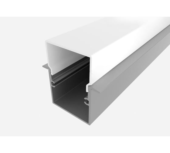 Изображение товара Комплект алюминиевого профиля LEDCRAFT с экраном и заглушками LC-LPV2537M1728-1 1638000054