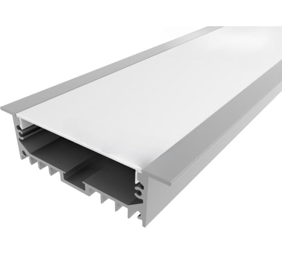 Изображение товара Комплект алюминиевого профиля LEDCRAFT с экраном и заглушками LC-LPV2073M55-1 1638000117