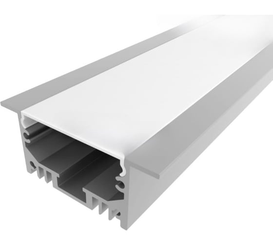 Изображение товара Комплект алюминиевого профиля LEDCRAFT с экраном и заглушками LC-LPV2050M34-1 1638000109