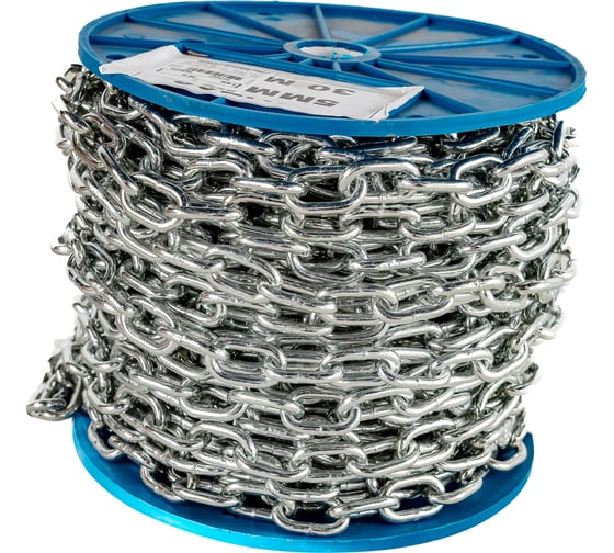 Изображение товара Короткозвенная цепь Tech-Krep DIN 766 SLC 5 мм 30 м 103325