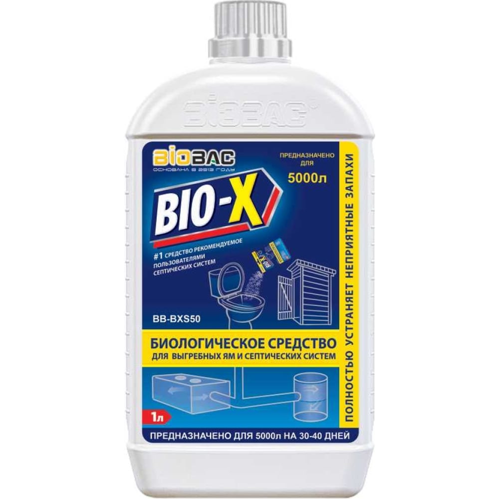 Биологическое средство для выгребных ям и септических систем БиоБак средство биологическое биобак для очистных систем 100 гр