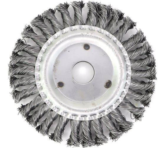 Изображение товара Щетка дисковая жгутовая 150x13x22.2 мм, ворс сталь 0.5 мм EuroBrush 13-013 EB-DST5L