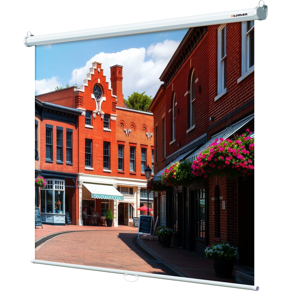 Изображение товара Настенный экран Lumien LEP-100103 Eco Picture 200x200 см белый матовый