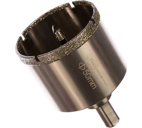 Изображение товара Коронка алмазная по керамике и кафелю с центрирующим сверлом TRIO-DIAMOND 50 мм 400050