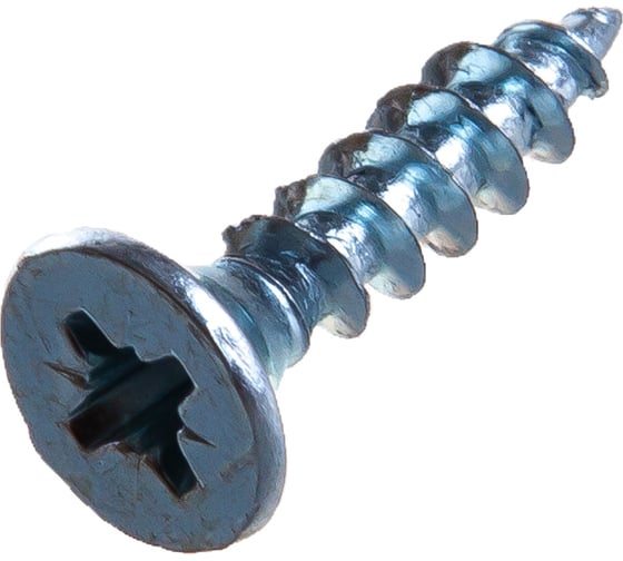 Изображение товара Саморезы универсальные Zitar, 4,5х20 мм, оцинкованные, 200 шт. (коробка с окном) 102187