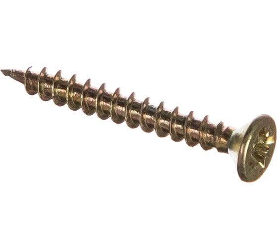 Изображение товара Универсальный саморез Tech-Krep 20х2,5 мм 200 шт желтые, коробка с окном 102221