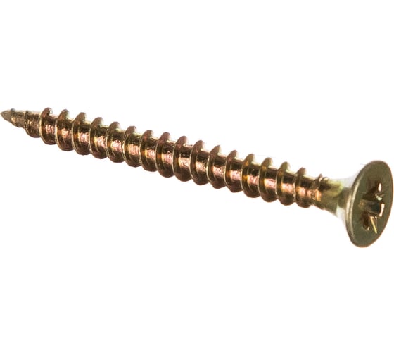 Изображение товара Универсальный саморез Tech-Krep 25х2,5 мм 200 шт желтые, коробка с окном 102222