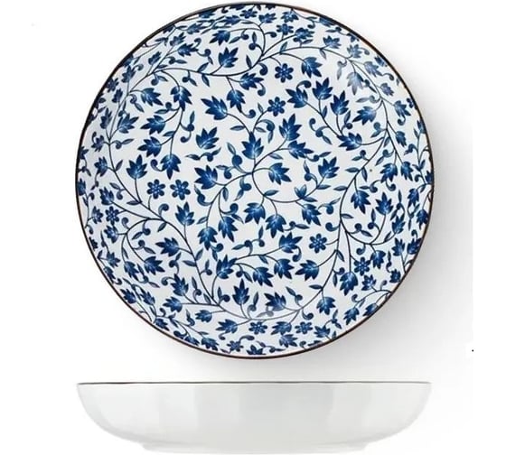 Изображение товара Набор тарелок ZDK Kitchen Japanese Collection, 2 шт, цвет голубой, диаметр 20 см 371101-SET2