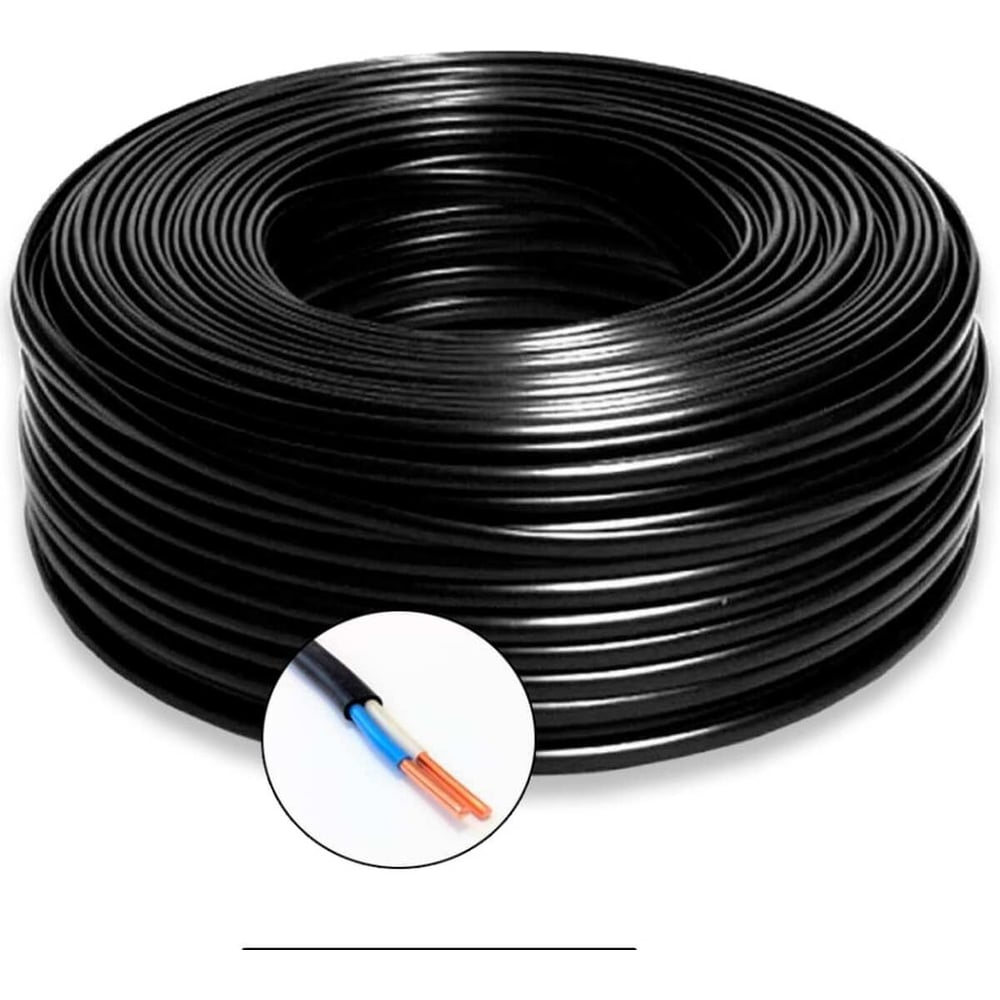 Электрический кабель ПРОВОДНИК, цвет черный OZ219938L1 ввг-пнг(a)-ls - фото 1