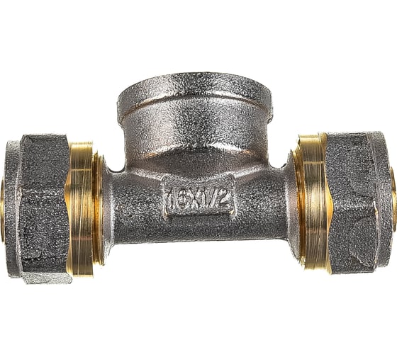 Изображение товара Тройник 16х1/2"х16 ц/г/ц Rvc RC 00710