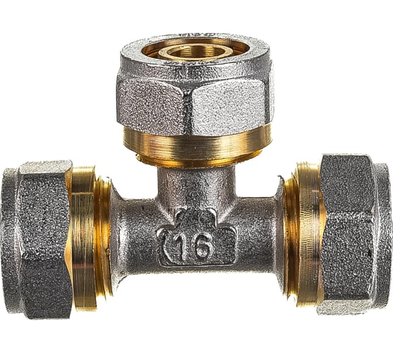 Изображение товара Тройник 16х16х16 ц/ц/ц Rvc RC 00699