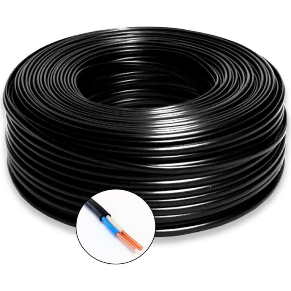 Электрический кабель ПРОВОДНИК, цвет черный OZ62212L15 ввг-пнг(a)-ls - фото 1