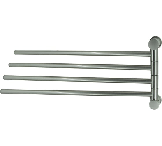 Изображение товара Держатель полотенец WasserKraft Nickel четверной K-1034N