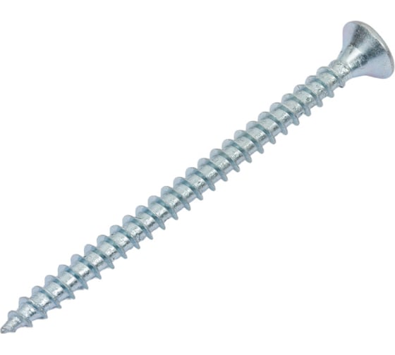 Изображение товара Универсальный саморез Tech-Krep 80х6,0 мм 75 шт оцинкованный, коробка с окном 102210