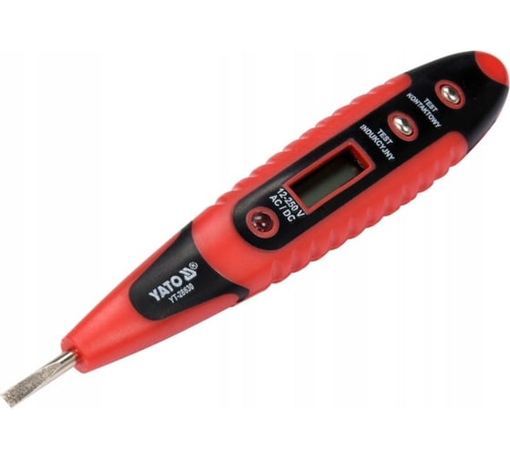 Изображение товара Цифровая отвертка-индикатор YATO 12-250в YT-28630