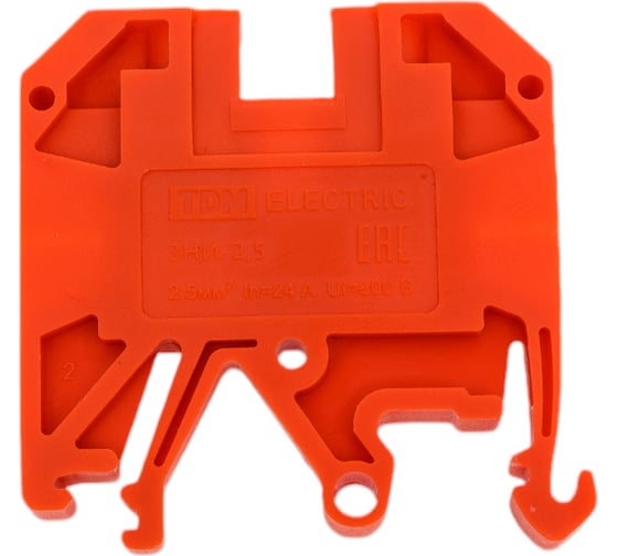 Изображение товара Наборный зажим TDM ELECTRIC ЗНИ-2,5мм2 (JXB25А) красный SQ0803-0329