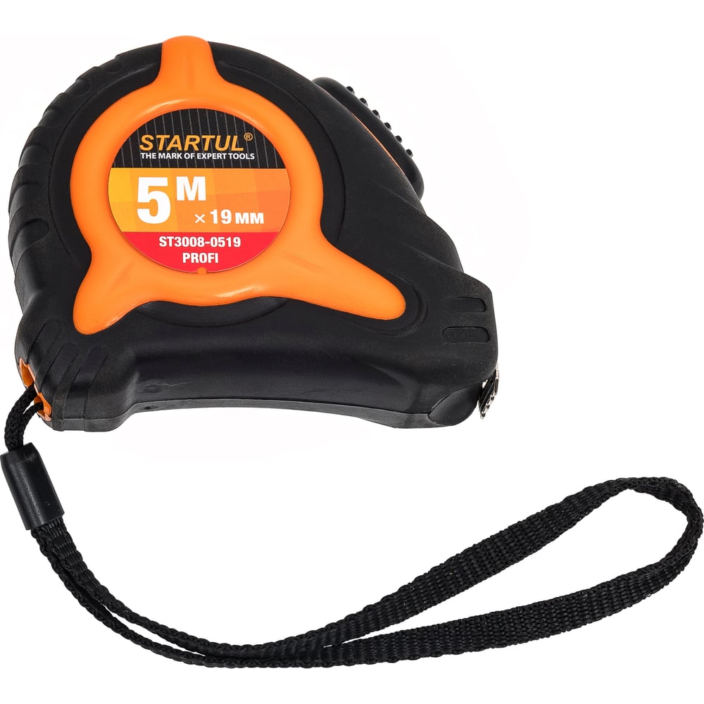 Изображение товара Профессиональная рулетка STARTUL 5 м с железной лентой и автоостановкой