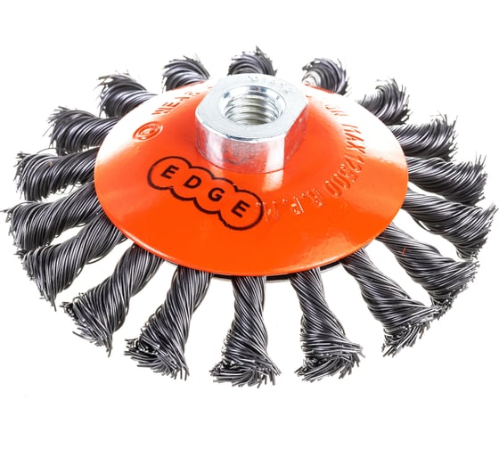 Изображение товара Щетка тарельчатая витая (115 мм; М14) EDGE by PATRIOT 813010010