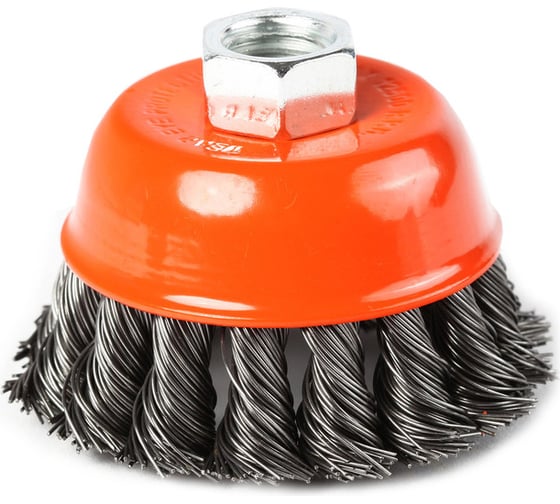 Изображение товара Щетка чашеобразная витая (100 мм; М14) EDGE by PATRIOT 813010007