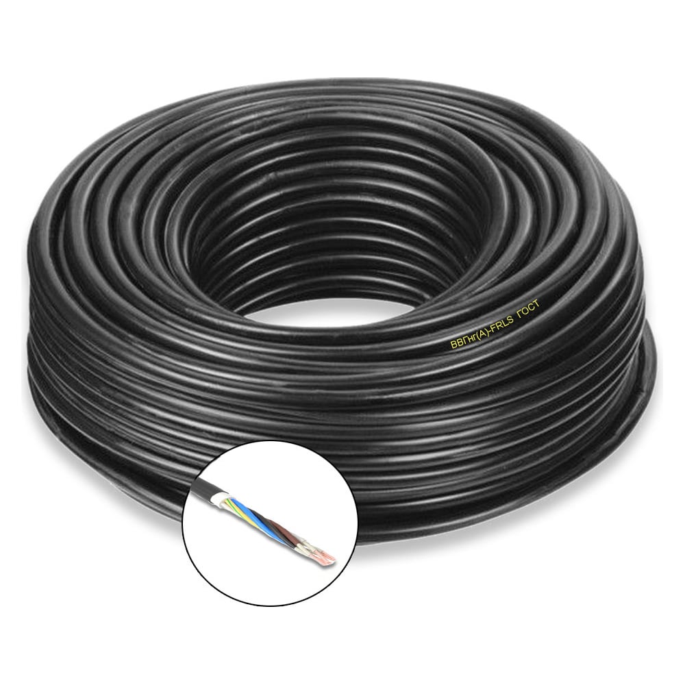 Силовой кабель ПРОВОДНИК, цвет черный OZ219956L5 ввгнг(a)-frls - фото 1