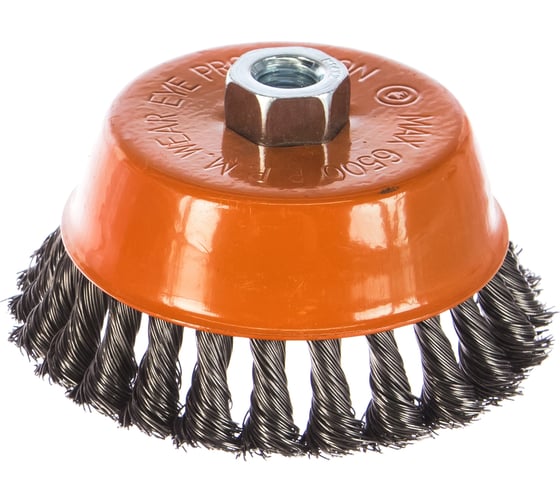 Изображение товара Щетка чашеобразная витая (125 мм; М14) EDGE by PATRIOT 813010008