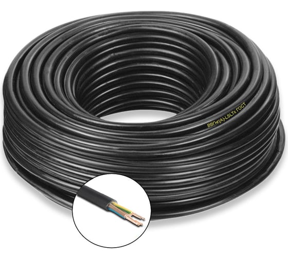 Изображение товара Силовой кабель ПРОВОДНИК ввгнг(a)-lsltx 5x10 мм2, 20м OZ48586L20