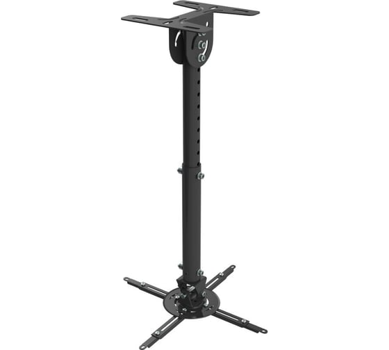 Изображение товара Универсальный потолочный комплект Wize WPB-B крепление, штанга 43-64 см, площадка к потолку для проектора 107598