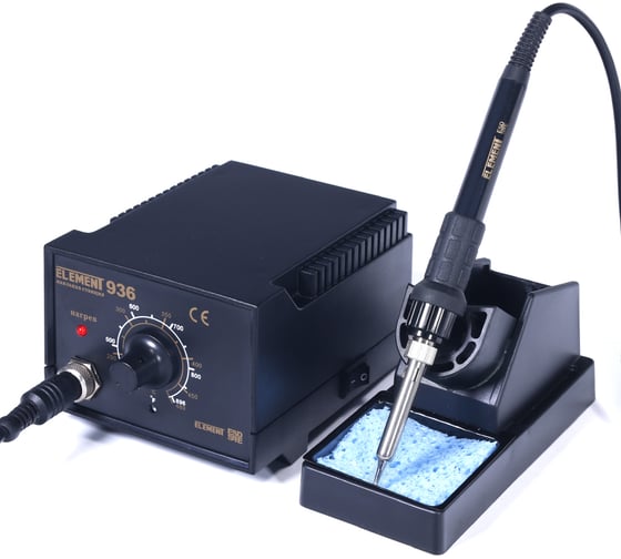 Изображение товара Паяльник с регулировкой температуры ELEMENT 936 15287