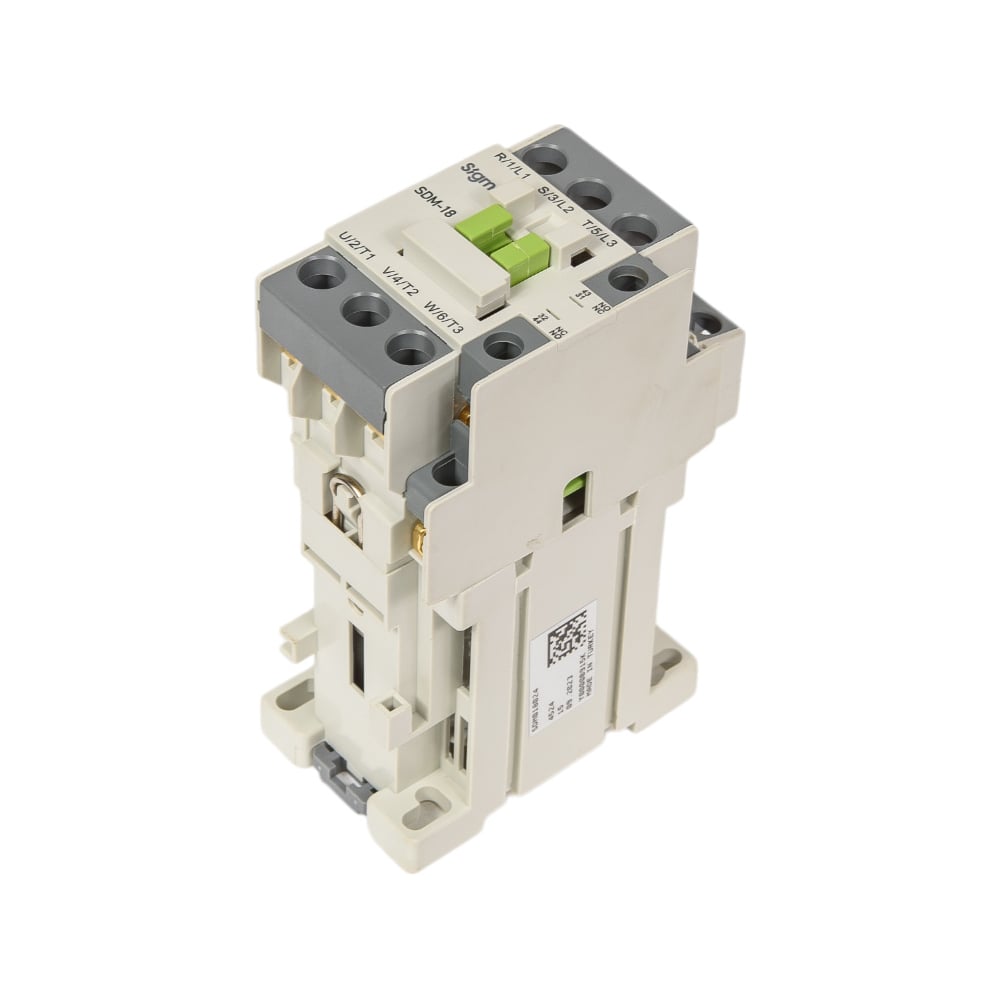 Изображение товара Силовой контактор Sigma Elektrik SDM018024 3-полюсный 18А 24V DC