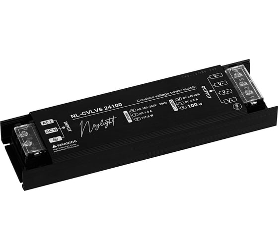 Изображение товара Блок питания Neylight 24v 100w led ip44 NL-CVLV6-24100