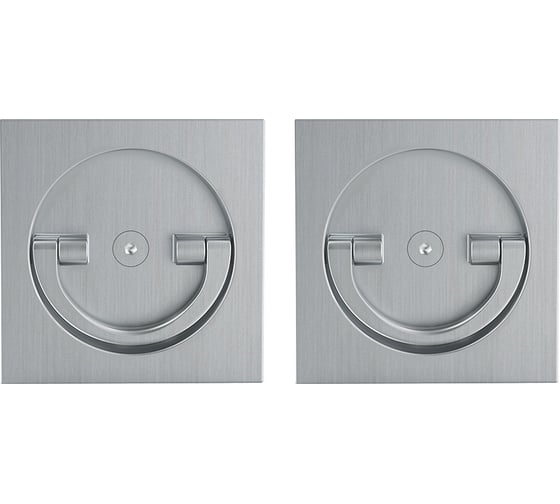 Изображение товара Поворотная ручка для раздвижных дверей ARMADILLO SH.QUADRO55.BK8x2 MWSC-33 итальянский тисненый 46261