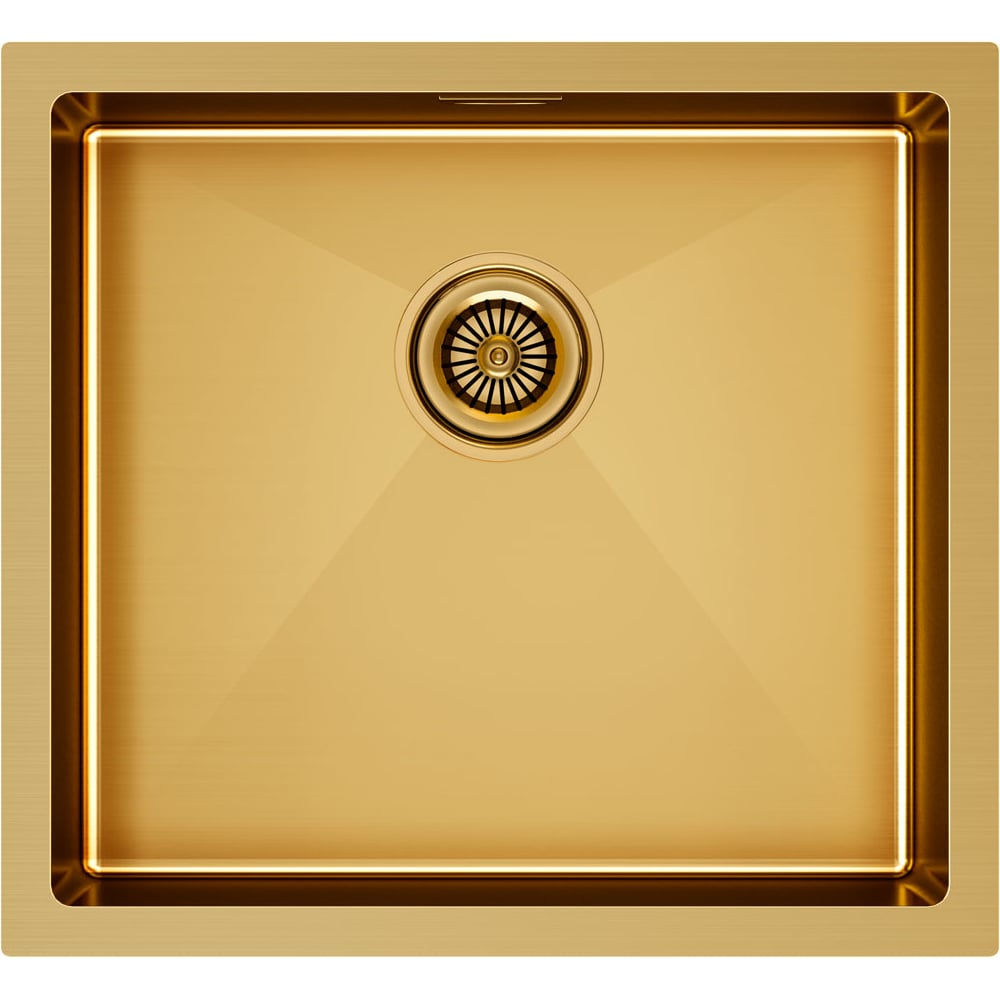 Изображение товара Кухонная мойка Paulmark GERBERG 48 UNI брашированное золото 480х440 мм