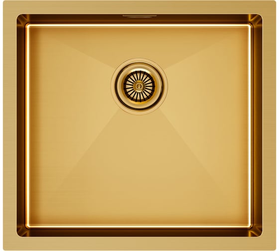 Изображение товара Кухонная мойка Paulmark GERBERG 48 UNI, брашированное золото, 480х440мм, PM214844-BG