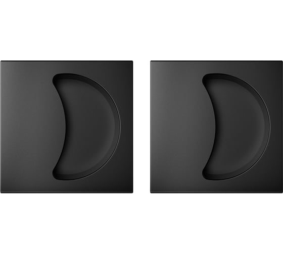 Изображение товара Ручка для раздвижных дверей ARMADILLO SH.QUADRO55.010 BL-26 черный 46263